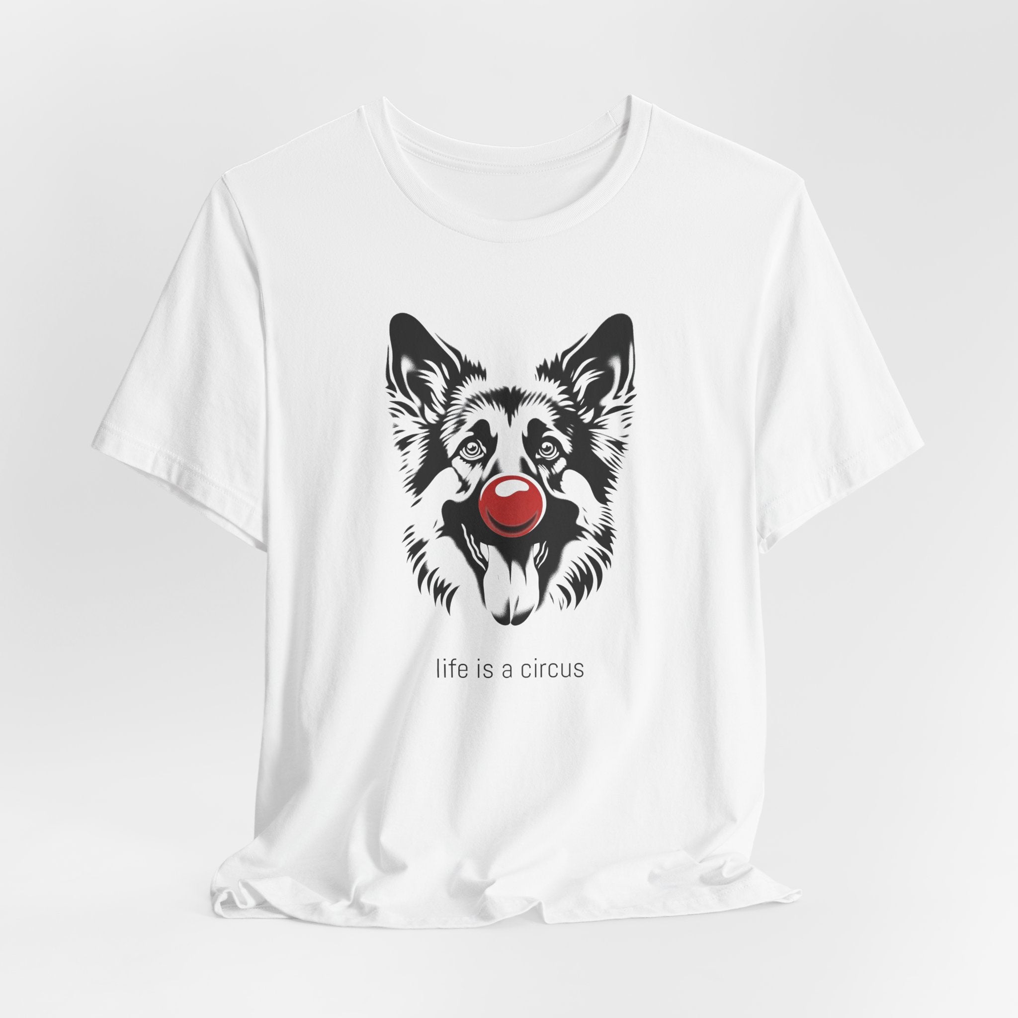 MAX the German Shepherd — Life is a Circus Garment-Dyed Tee