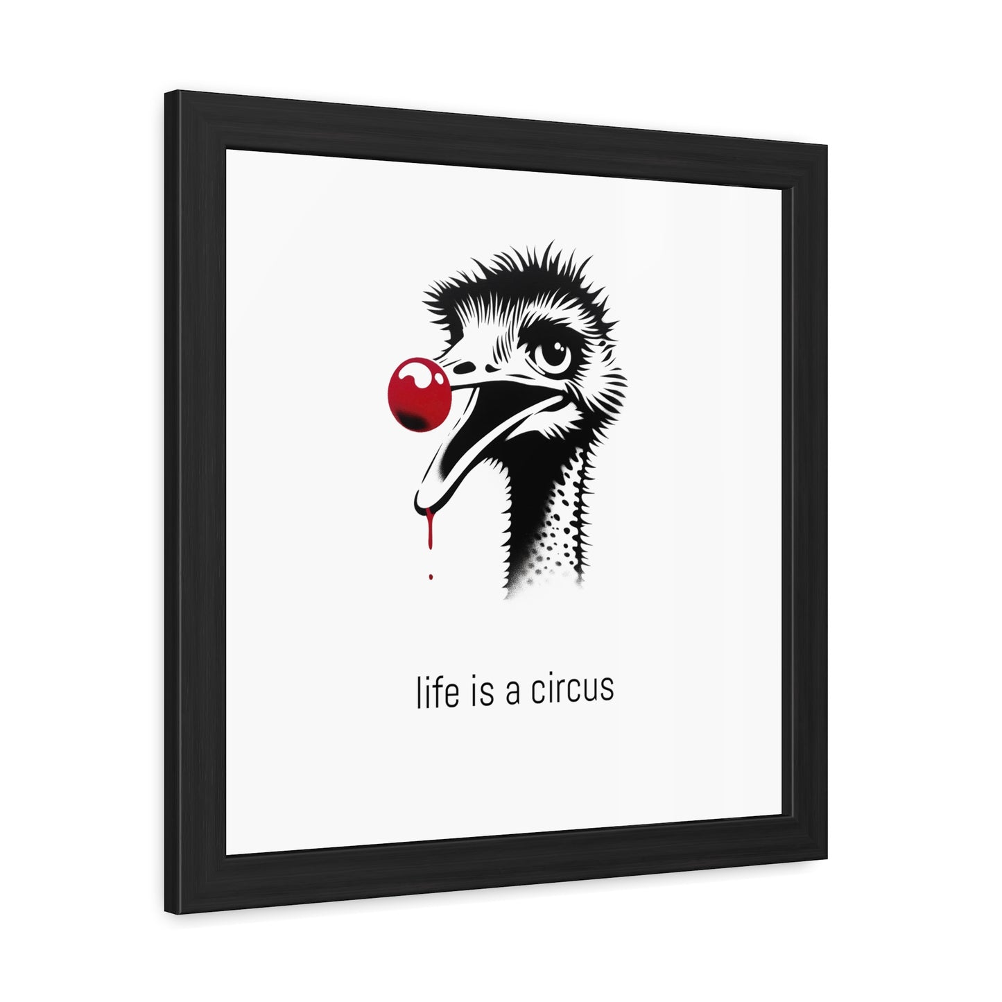 Dot — Anxious, scatterbrained, head in the sand about everything. Somehow always fine. — 'Life Is a Circus' Art Print