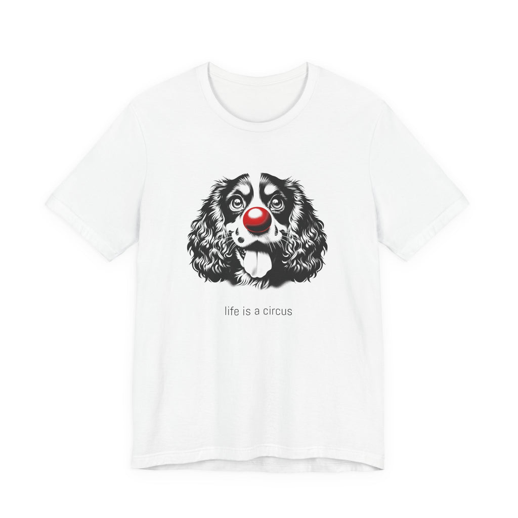 DUCHESS the Cocker Spaniel — Life is a Circus Garment-Dyed Tee