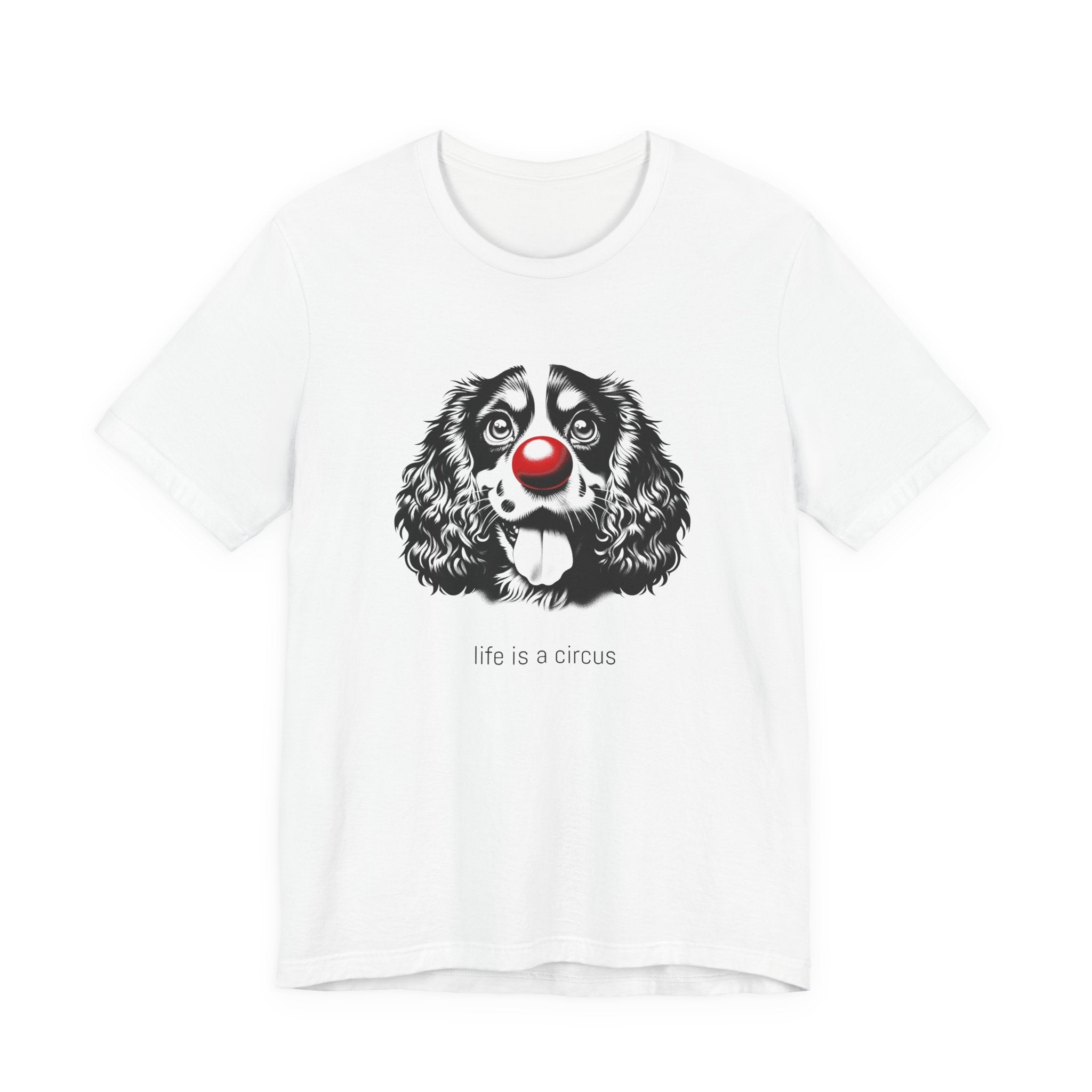 DUCHESS the Cocker Spaniel — Life is a Circus Garment-Dyed Tee