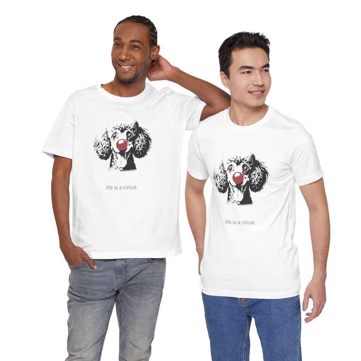 Poodle stencil art t-shirt — Coco by Life is a Circus