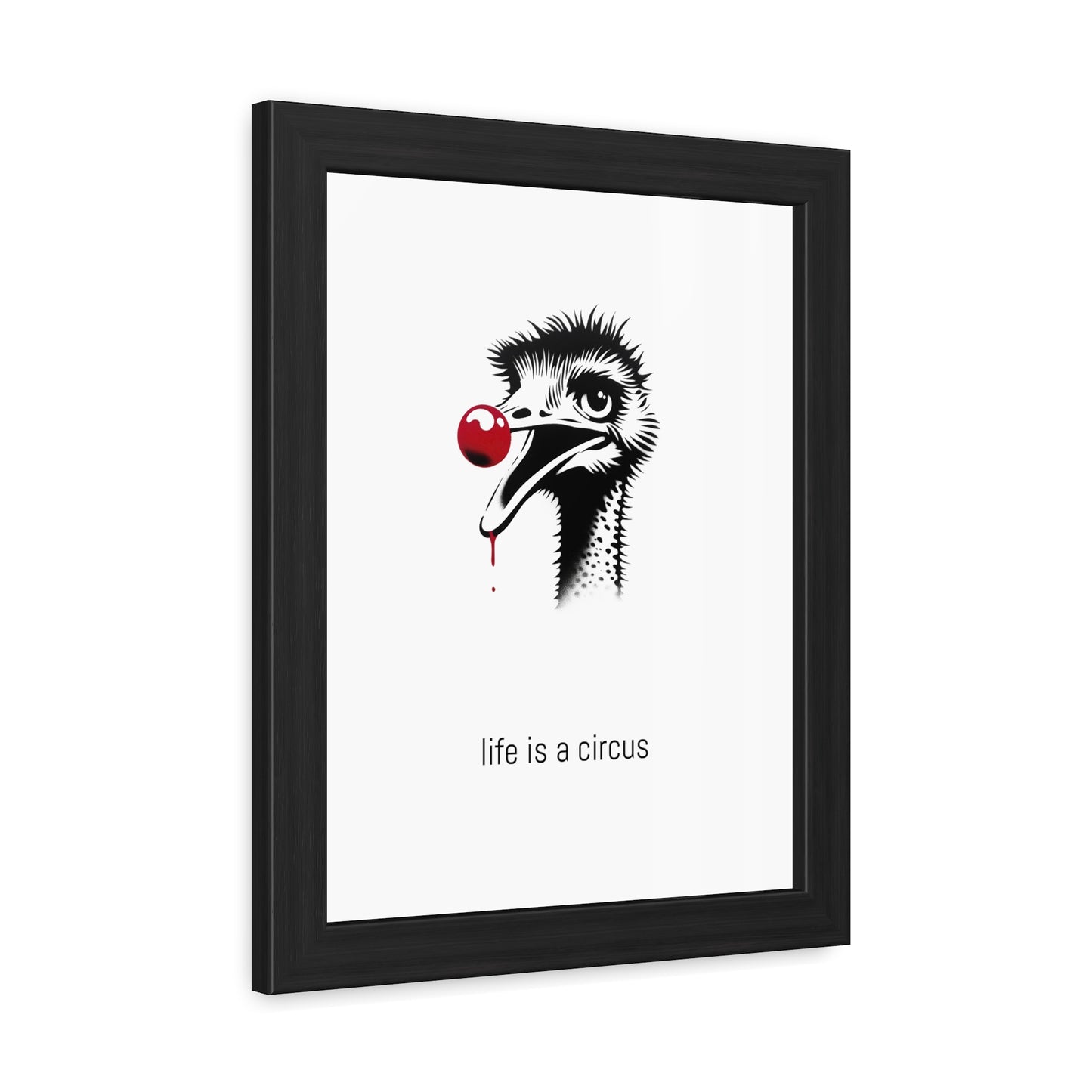 Dot — Anxious, scatterbrained, head in the sand about everything. Somehow always fine. — 'Life Is a Circus' Art Print