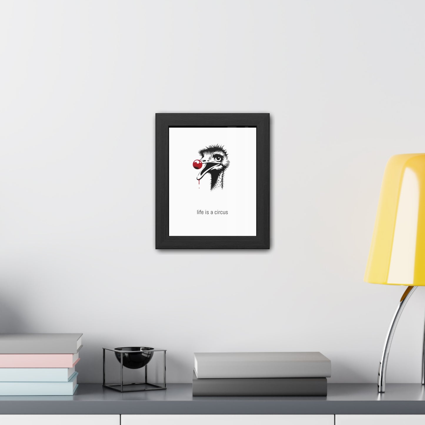 Dot — Anxious, scatterbrained, head in the sand about everything. Somehow always fine. — 'Life Is a Circus' Art Print