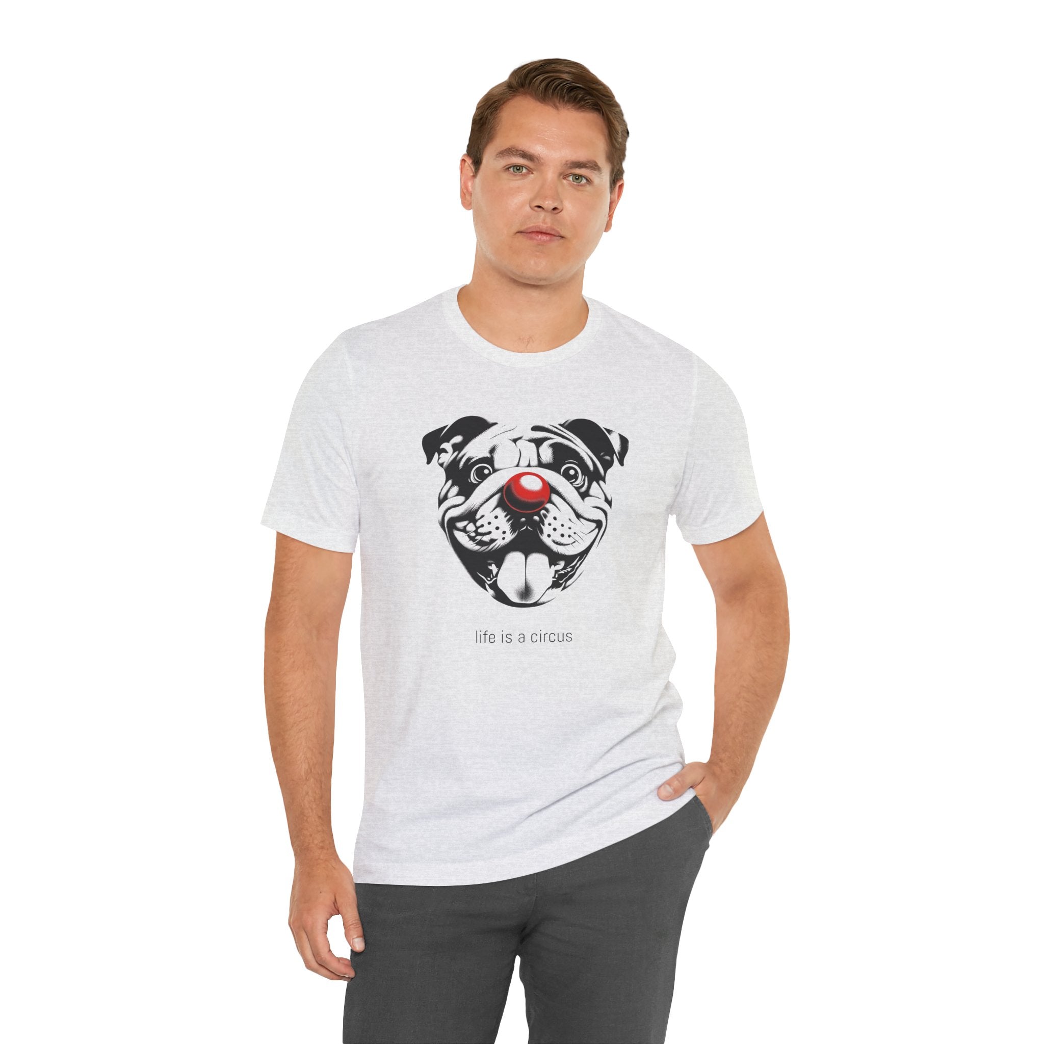 BRUNO the Bulldog — Life is a Circus Garment-Dyed Tee