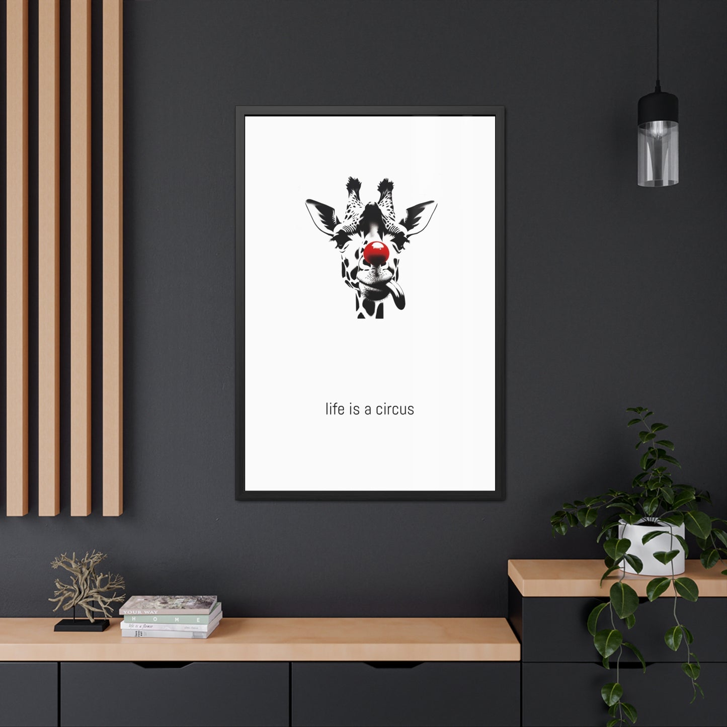 Greta — Too tall for most problems, too aloof to care about the rest. — 'Life Is a Circus' Art Print