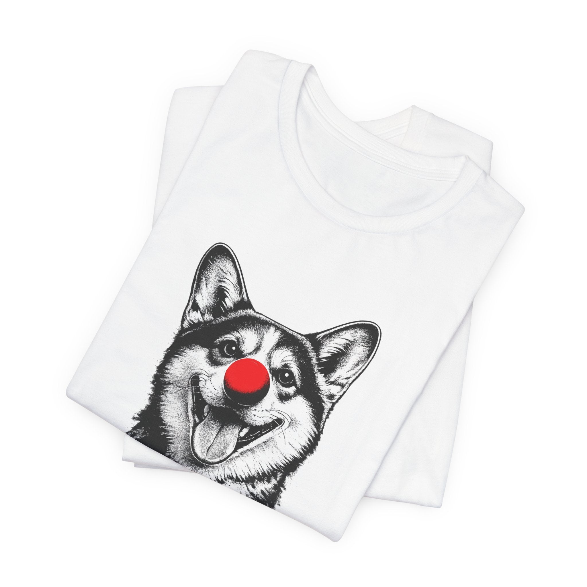 REGGIE the Corgi — Life is a Circus Garment-Dyed Tee
