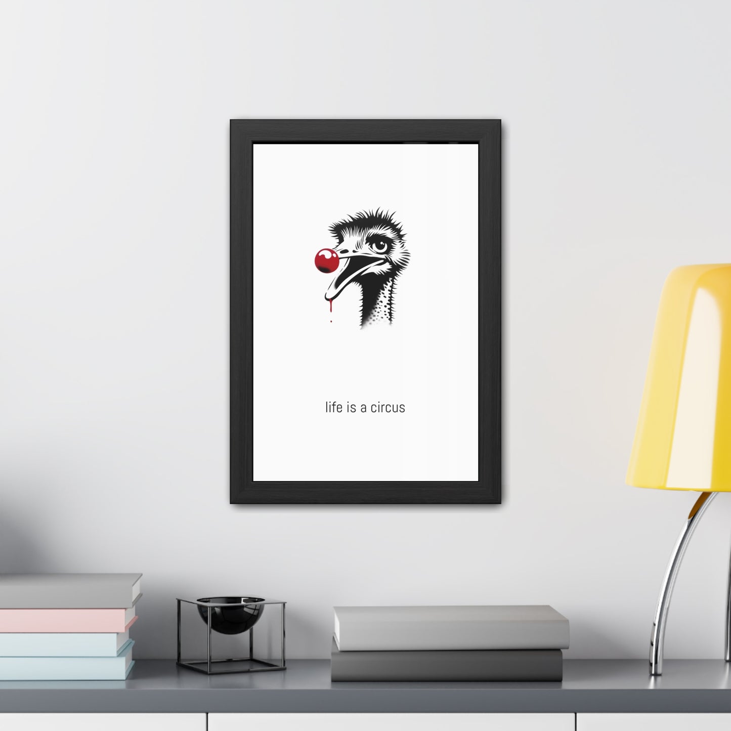 Dot — Anxious, scatterbrained, head in the sand about everything. Somehow always fine. — 'Life Is a Circus' Art Print