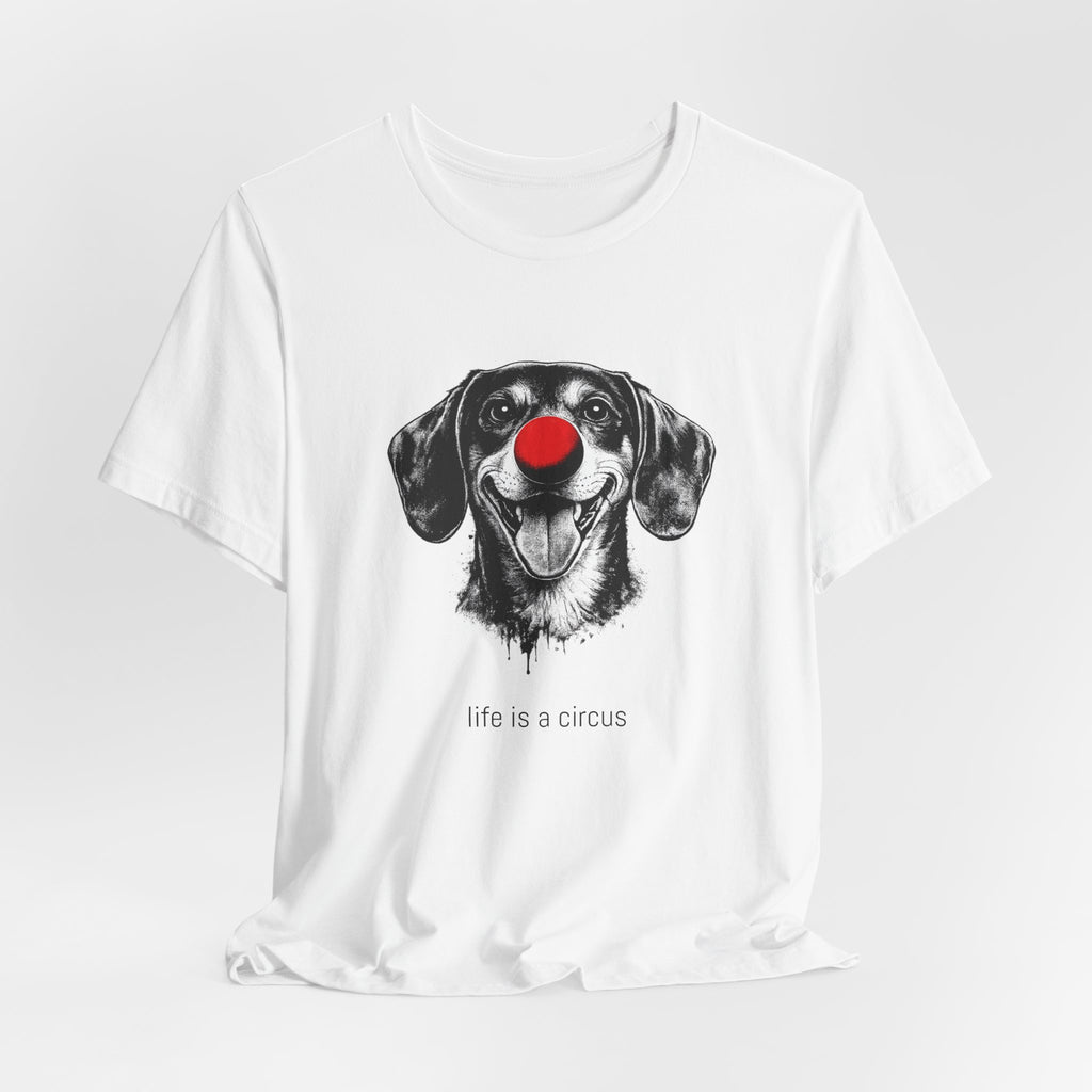 OTTO the Dachshund — Life is a Circus Garment-Dyed Tee