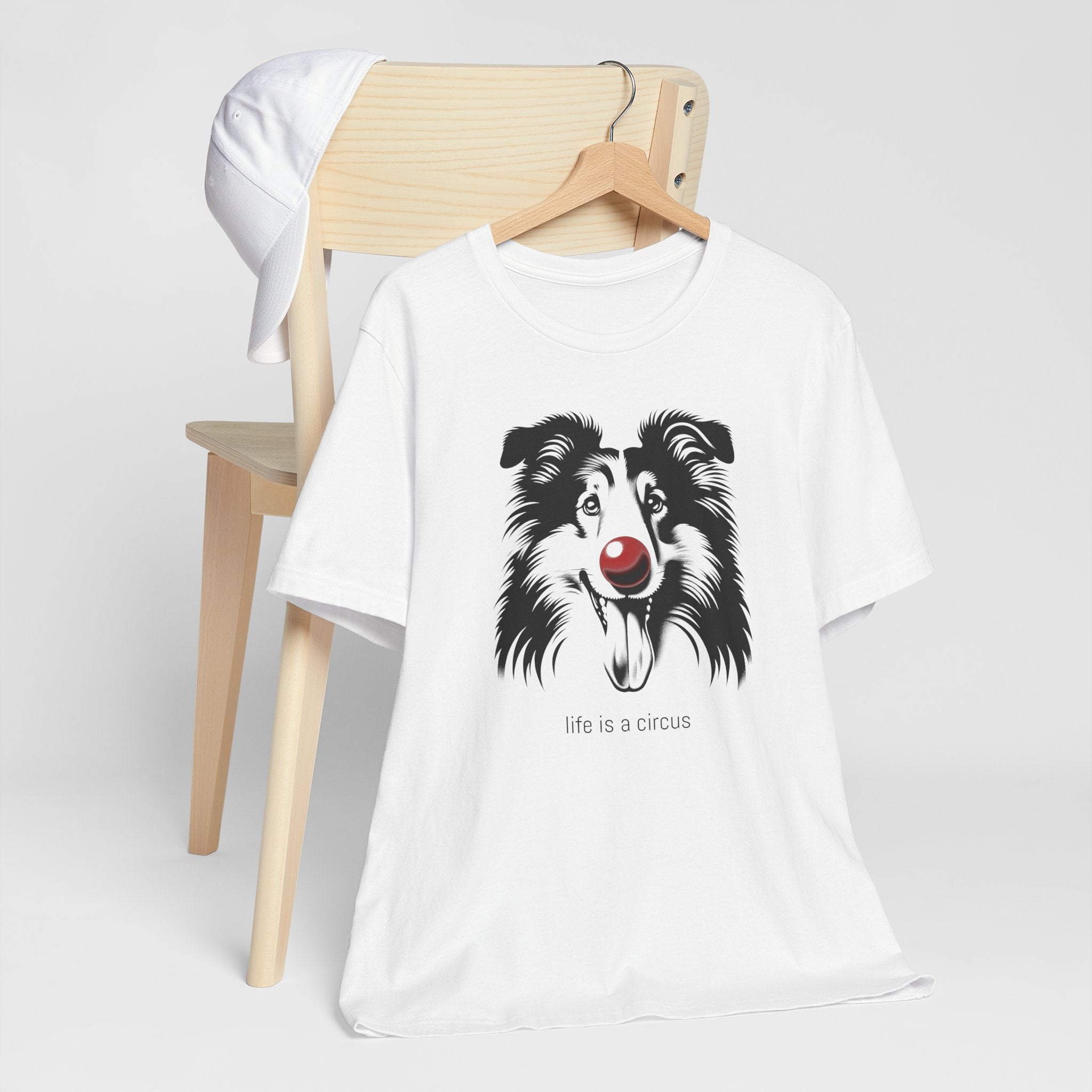 BEAU the Rough Collie — Life is a Circus Garment-Dyed Tee
