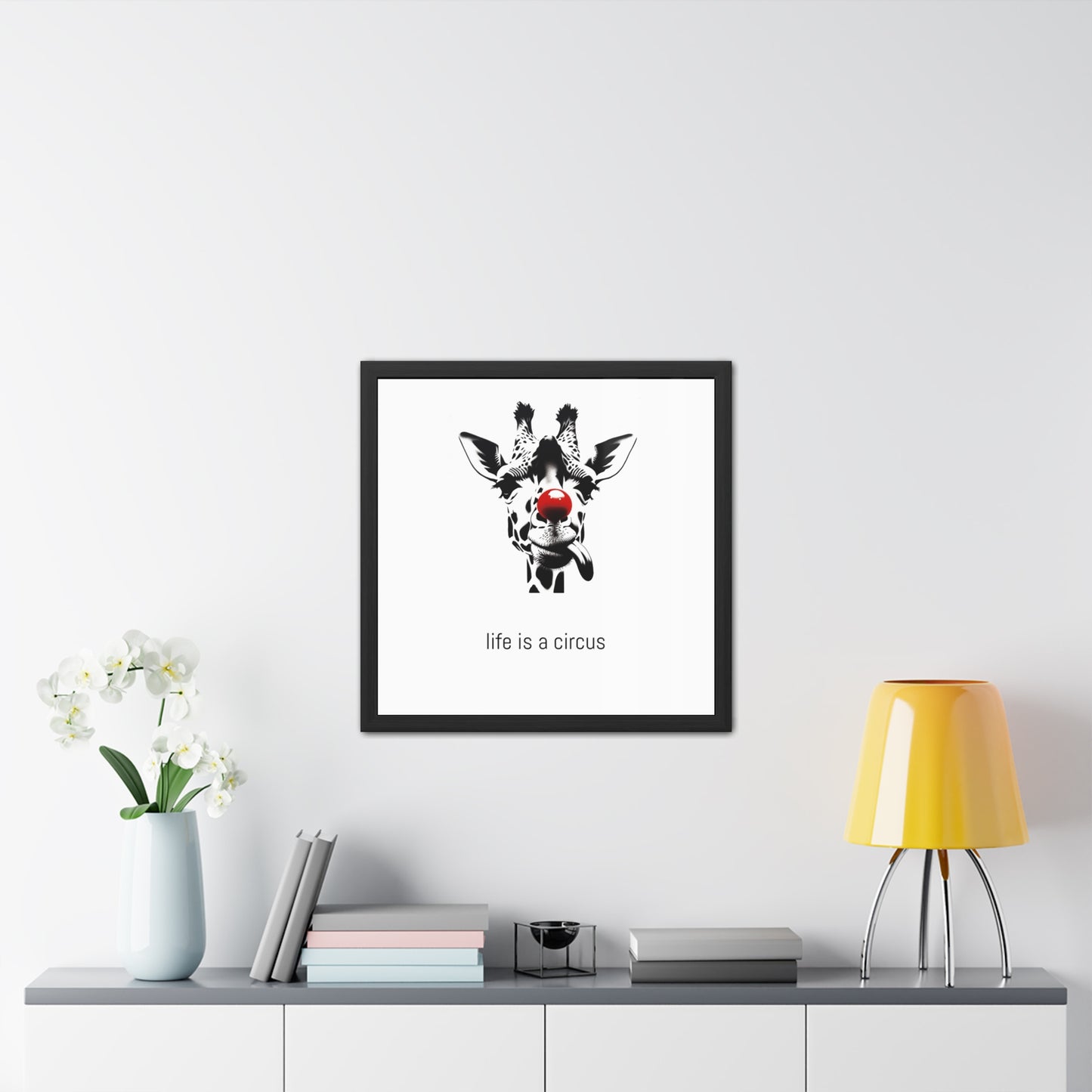 Greta — Too tall for most problems, too aloof to care about the rest. — 'Life Is a Circus' Art Print