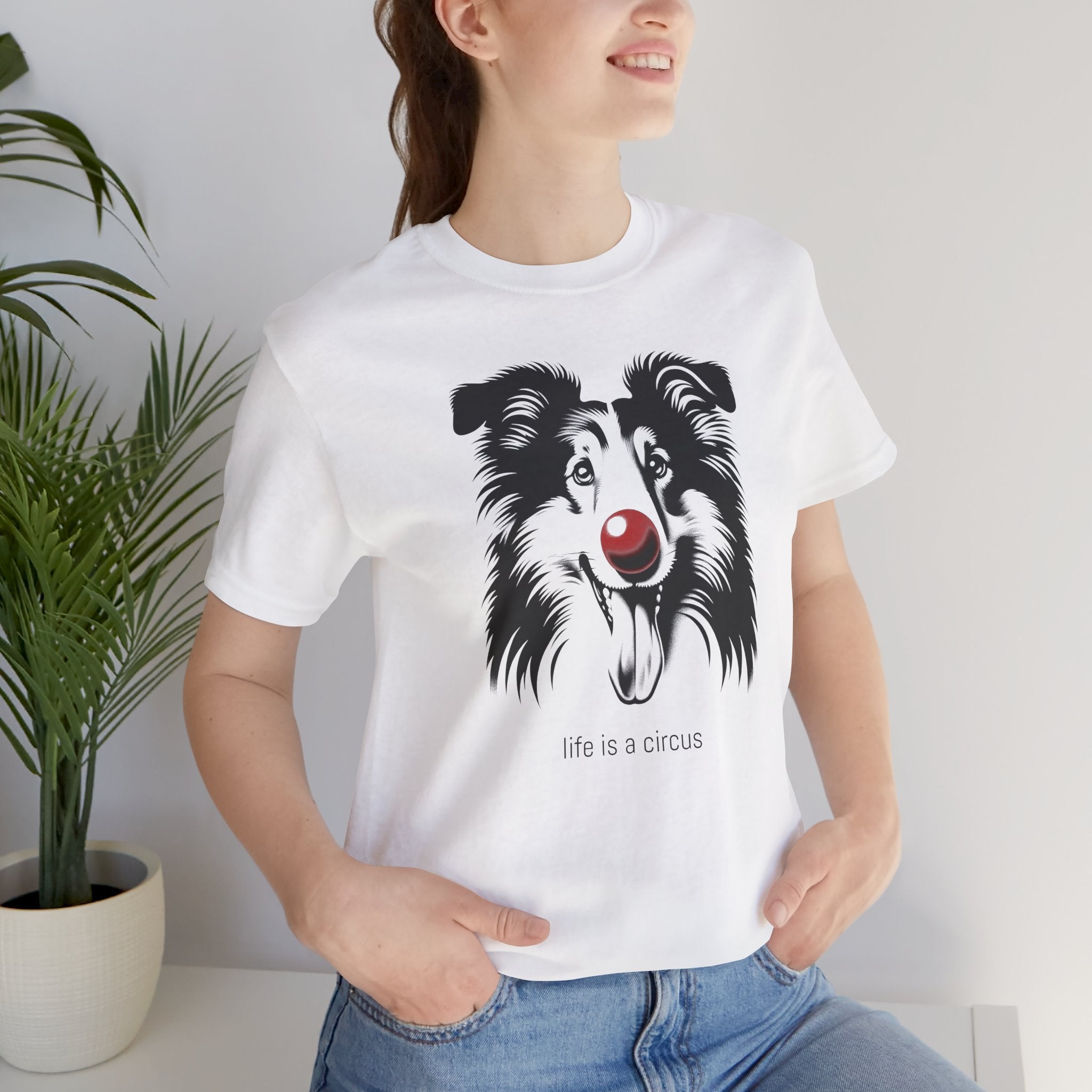 BEAU the Rough Collie — Life is a Circus Garment-Dyed Tee