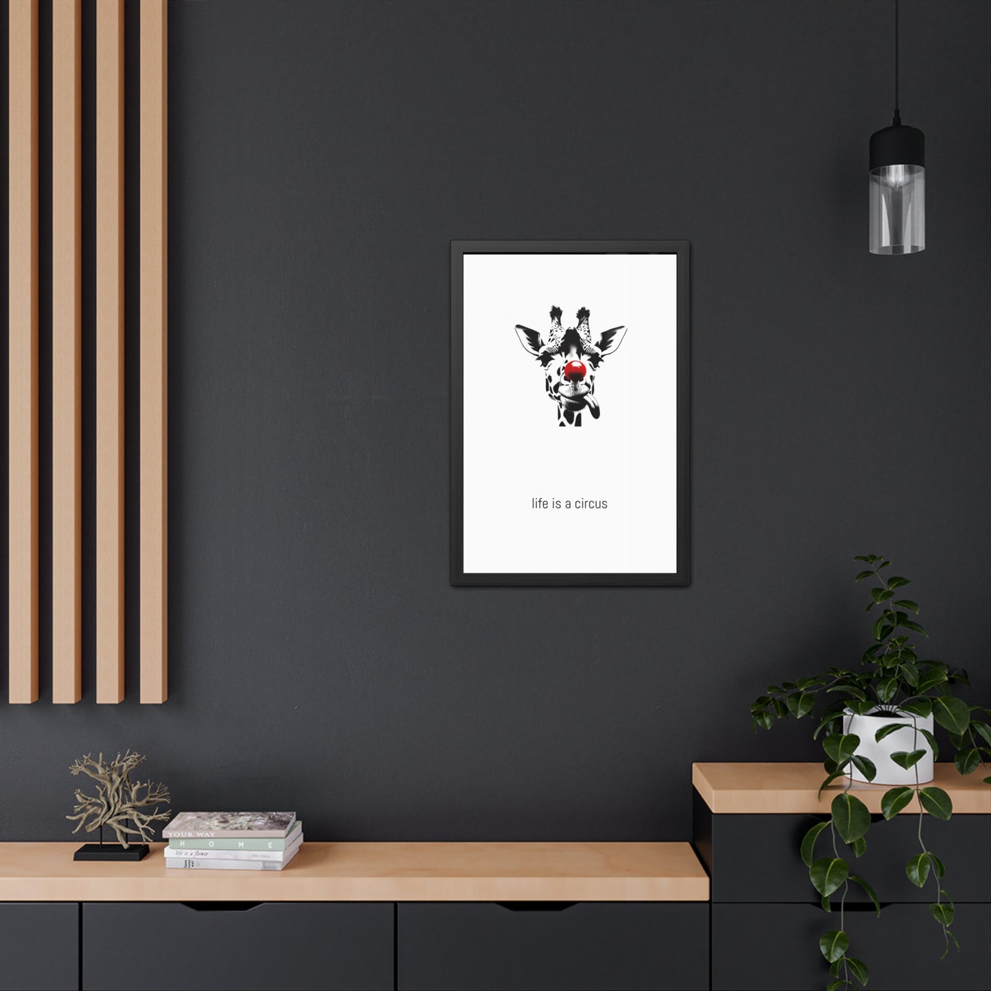Greta — Too tall for most problems, too aloof to care about the rest. — 'Life Is a Circus' Art Print