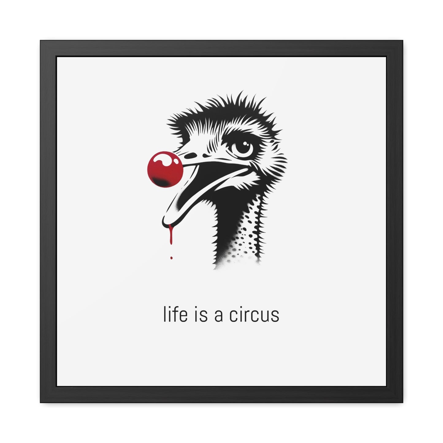 Dot — Anxious, scatterbrained, head in the sand about everything. Somehow always fine. — 'Life Is a Circus' Art Print