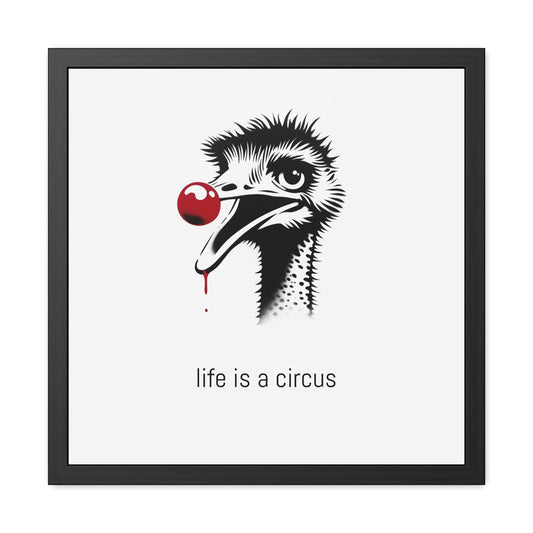 Dot — Anxious, scatterbrained, head in the sand about everything. Somehow always fine. — 'Life Is a Circus' Art Print