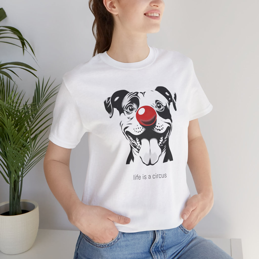 KNOX the Pit Bull — Life is a Circus Garment-Dyed Tee
