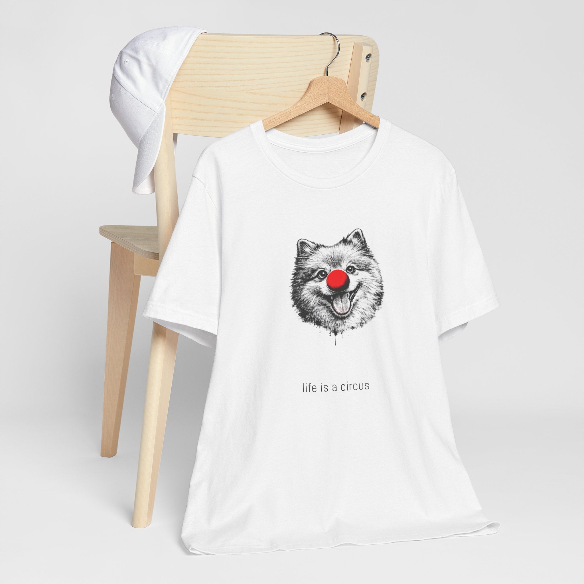 PLUME the Pomeranian — Life is a Circus Garment-Dyed Tee