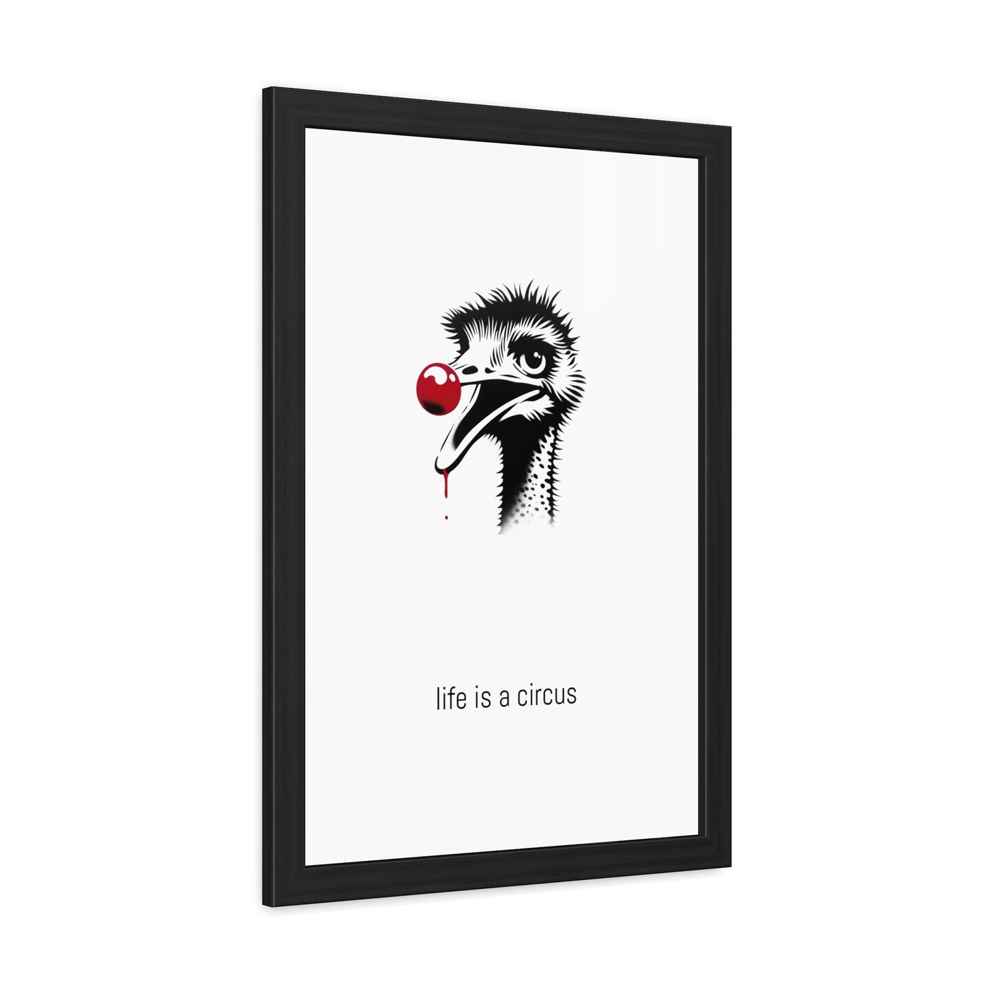 Dot — Anxious, scatterbrained, head in the sand about everything. Somehow always fine. — 'Life Is a Circus' Art Print