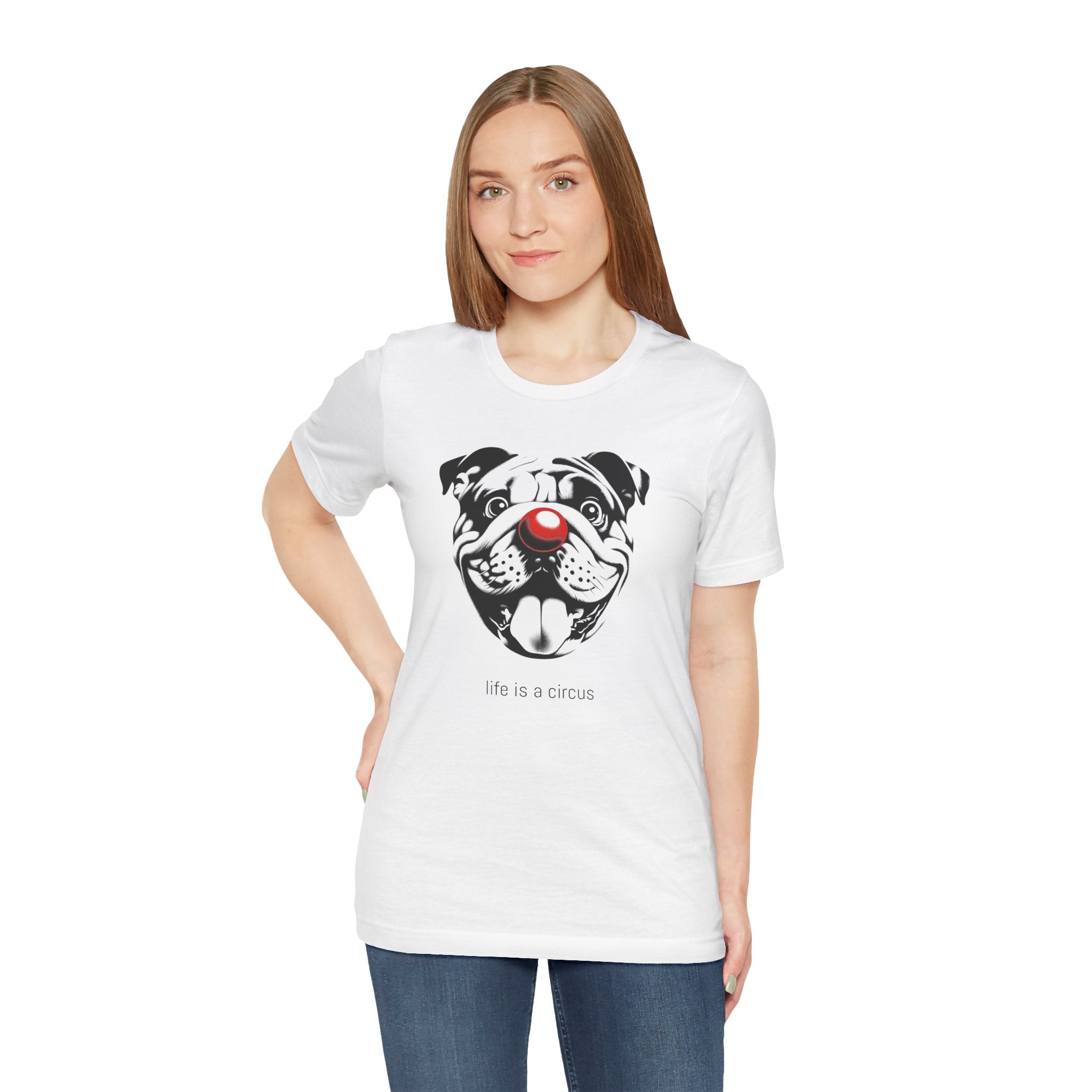 BRUNO the Bulldog — Life is a Circus Garment-Dyed Tee