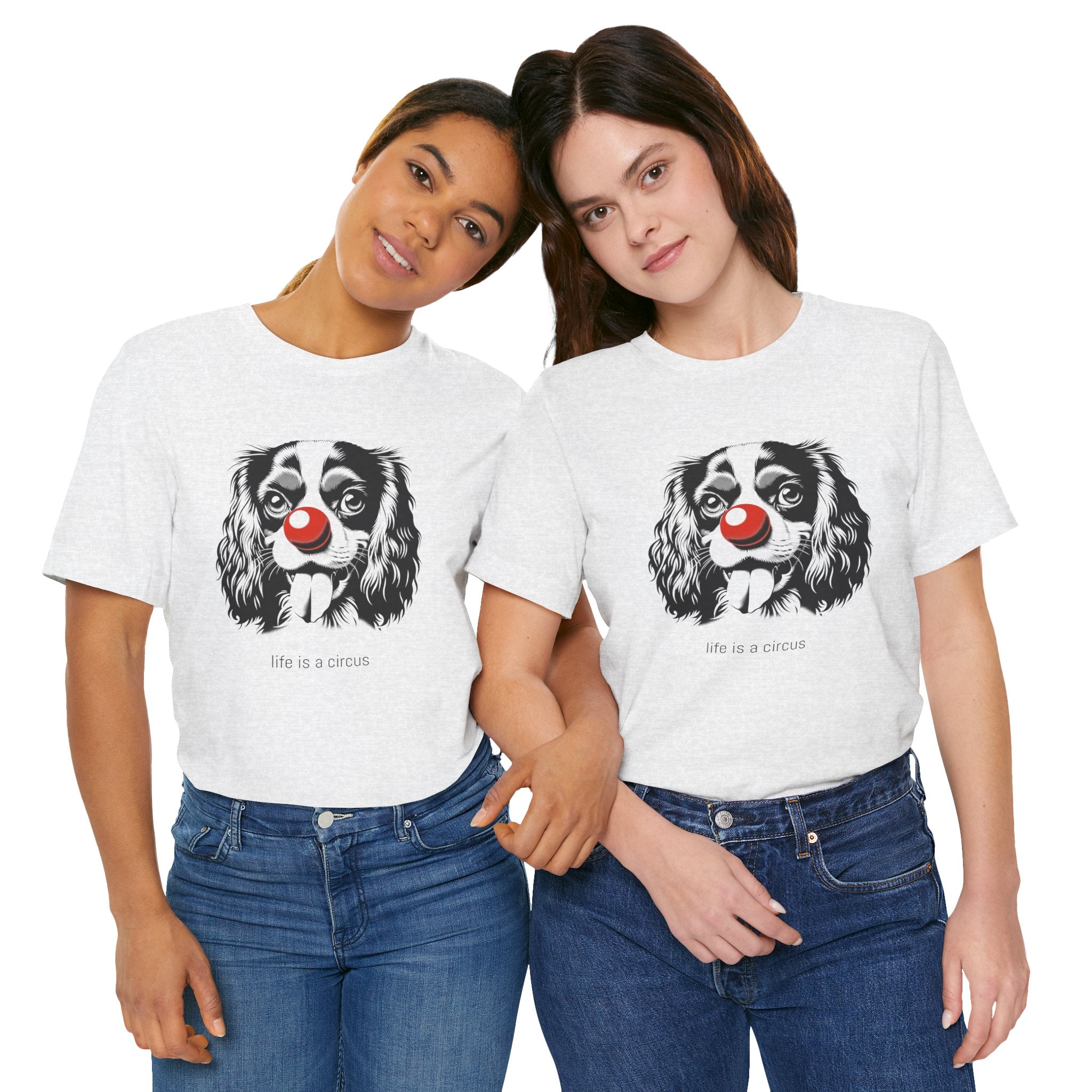 LOUIS the Cavalier King Charles — Life is a Circus Garment-Dyed Tee