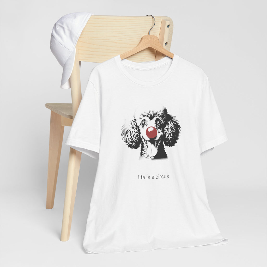 Poodle stencil art t-shirt — Coco by Life is a Circus