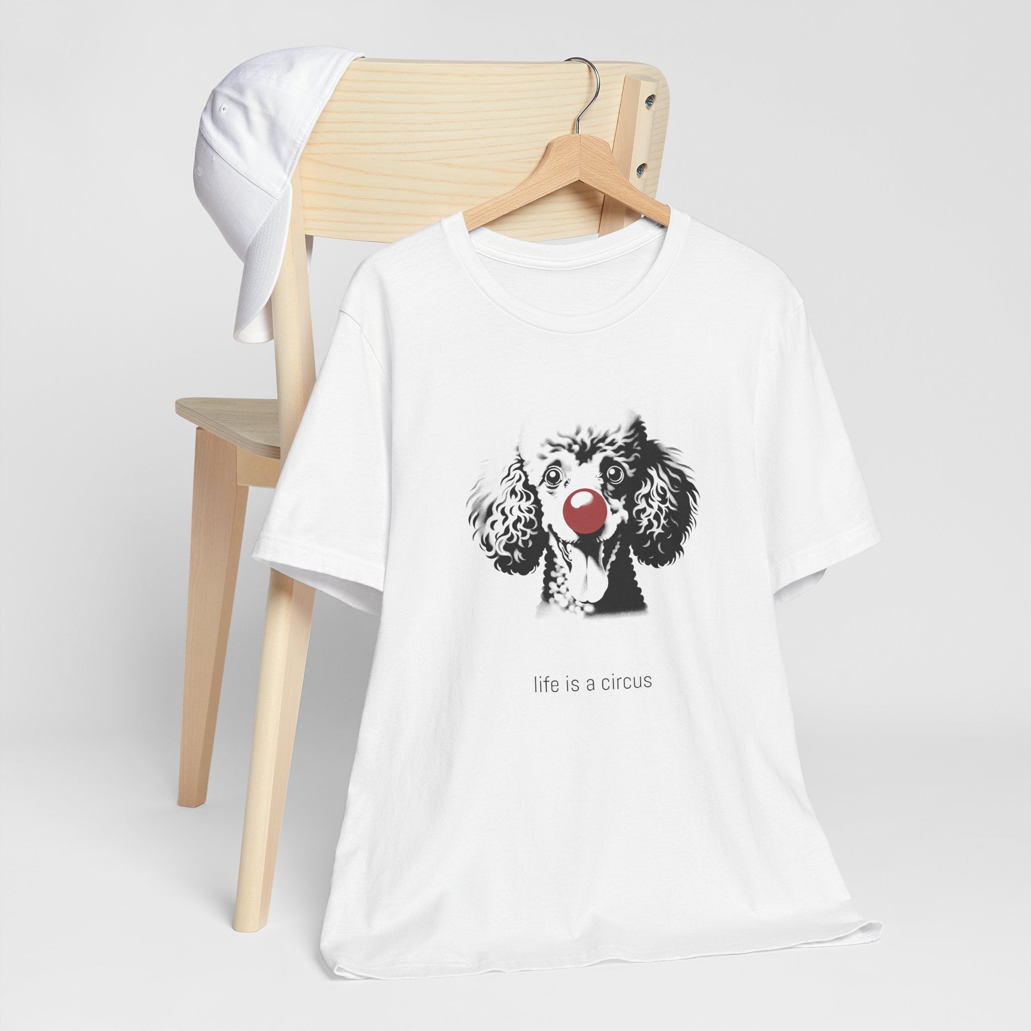 COCO the Poodle — Life is a Circus Garment-Dyed Tee