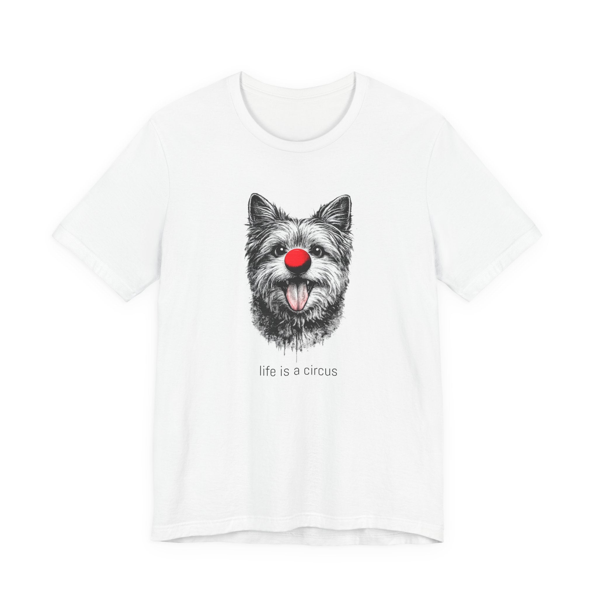 BIJOU the Yorkshire Terrier — Life is a Circus Garment-Dyed Tee