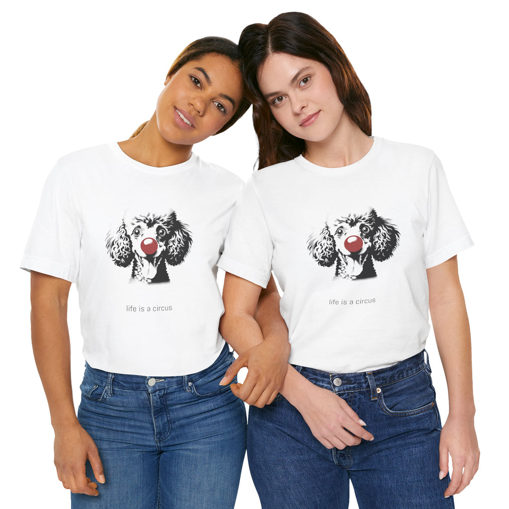 Poodle stencil art t-shirt — Coco by Life is a Circus