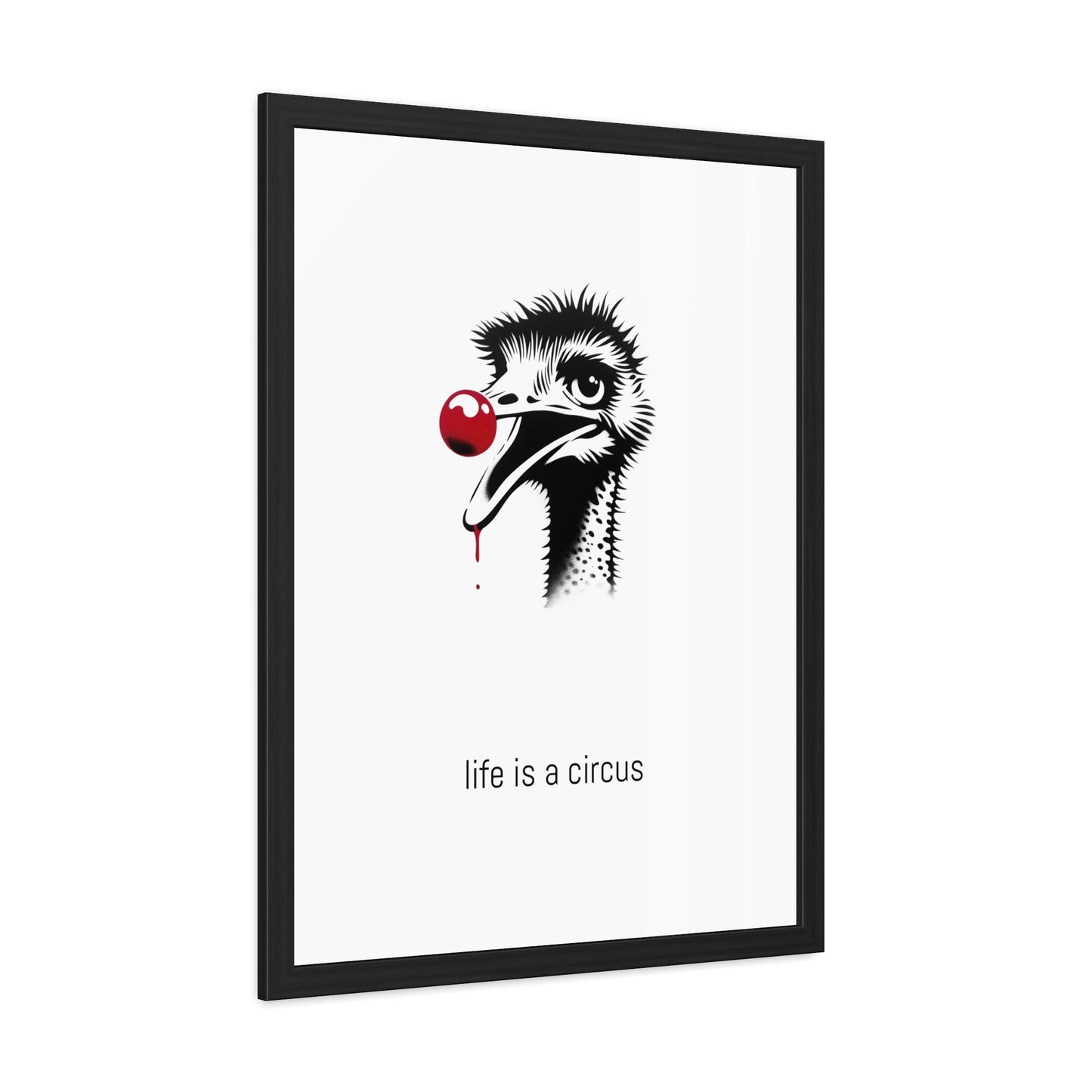 Dot — Anxious, scatterbrained, head in the sand about everything. Somehow always fine. — 'Life Is a Circus' Art Print