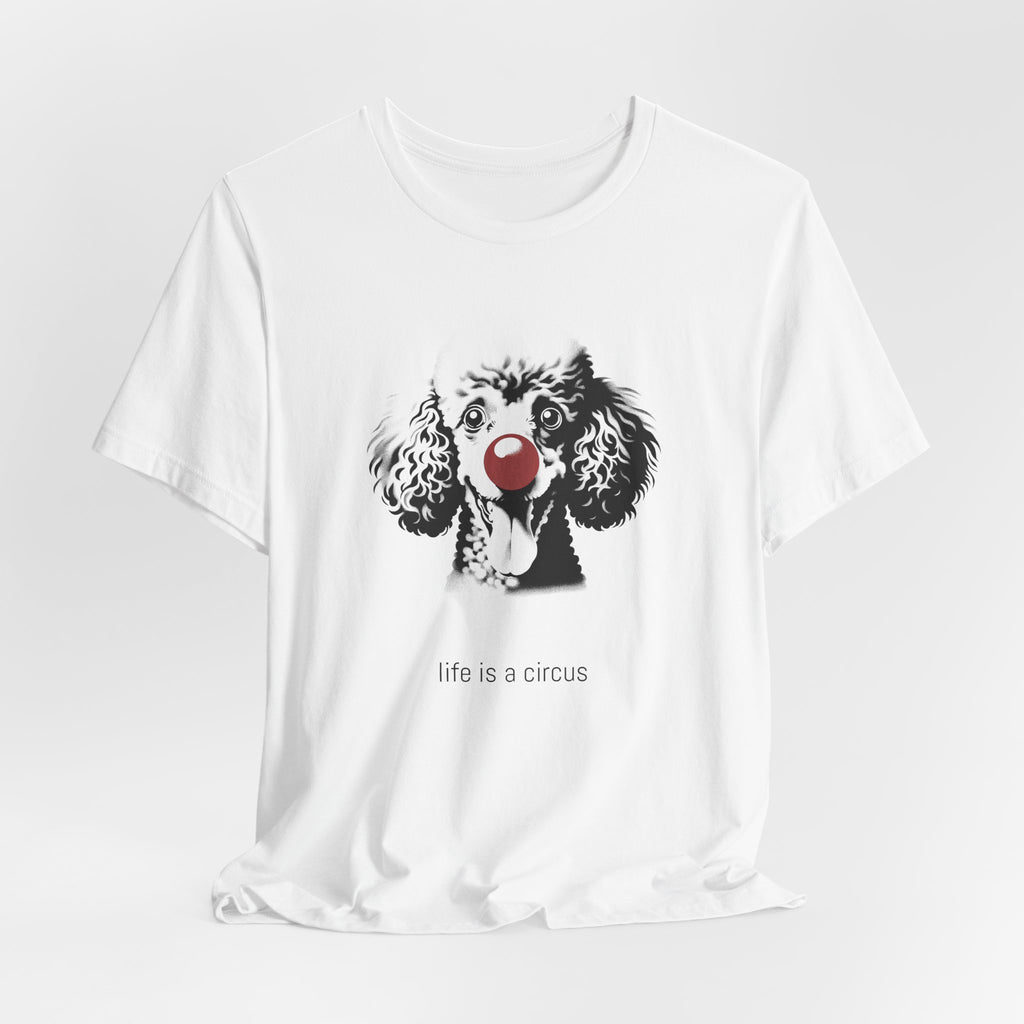 Poodle stencil art t-shirt — Coco by Life is a Circus