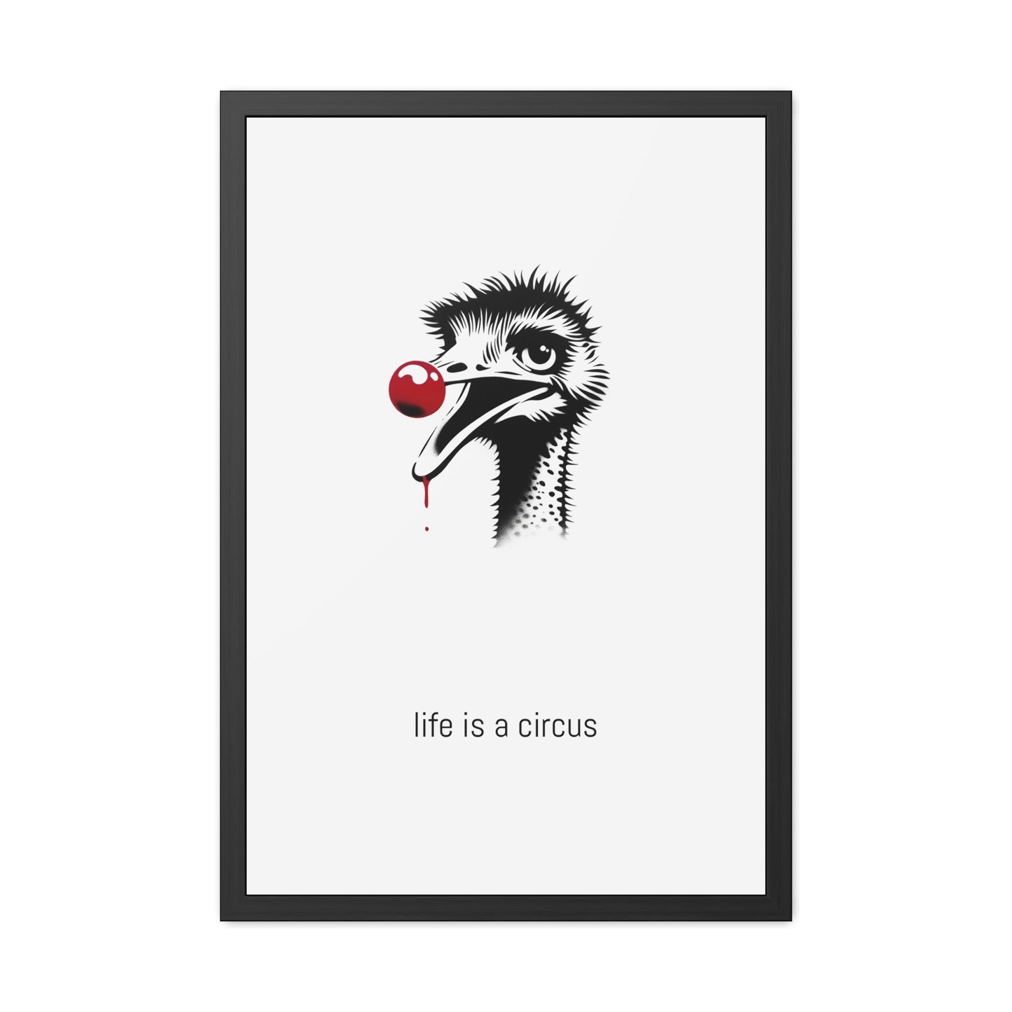 Dot — Anxious, scatterbrained, head in the sand about everything. Somehow always fine. — 'Life Is a Circus' Art Print