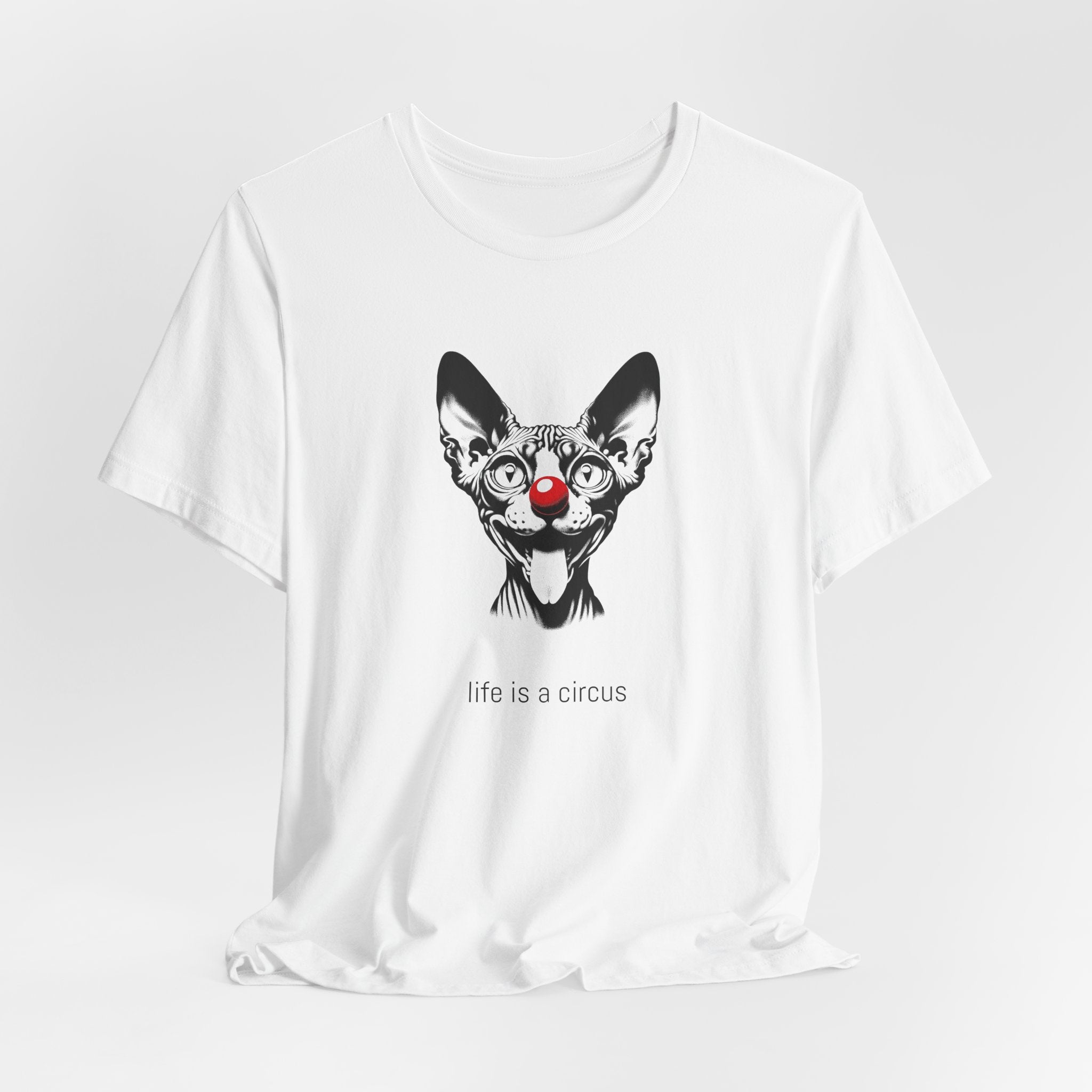 NYX the Sphynx Cat — Life is a Circus Garment-Dyed Tee