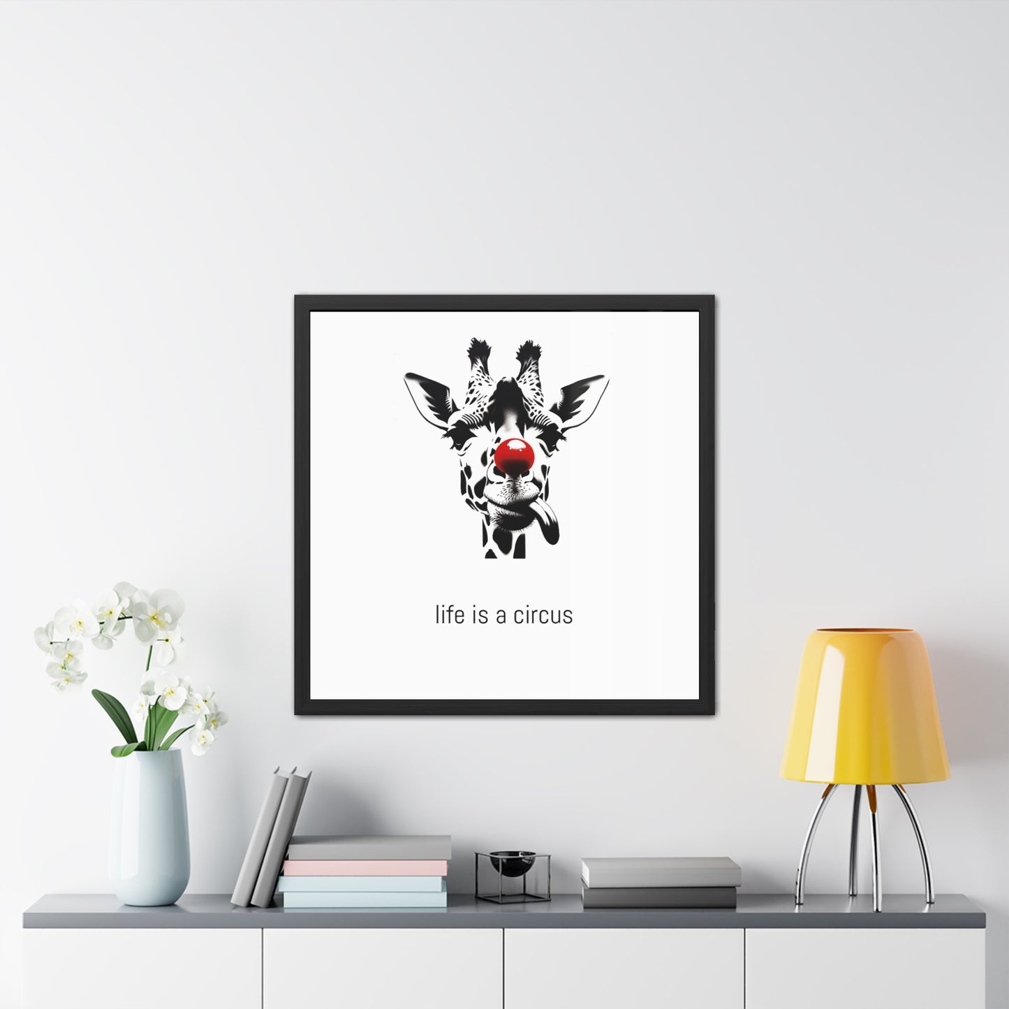 Greta — Too tall for most problems, too aloof to care about the rest. — 'Life Is a Circus' Art Print