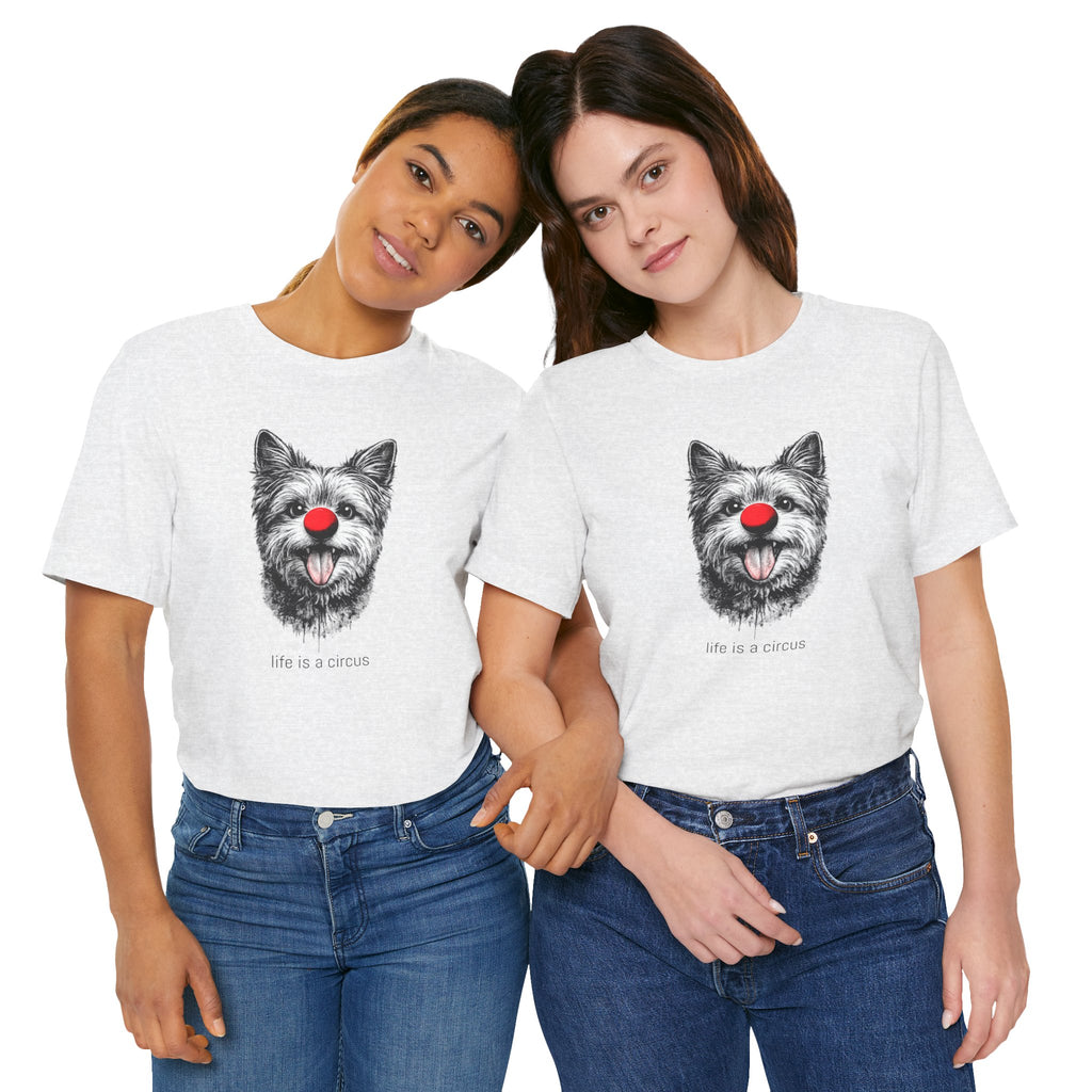 BIJOU the Yorkshire Terrier — Life is a Circus Garment-Dyed Tee