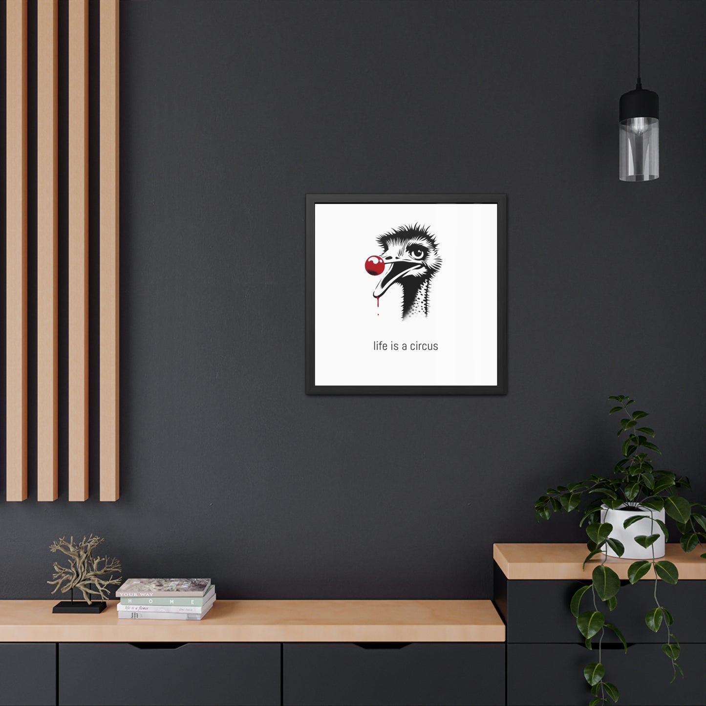 Dot — Anxious, scatterbrained, head in the sand about everything. Somehow always fine. — 'Life Is a Circus' Art Print