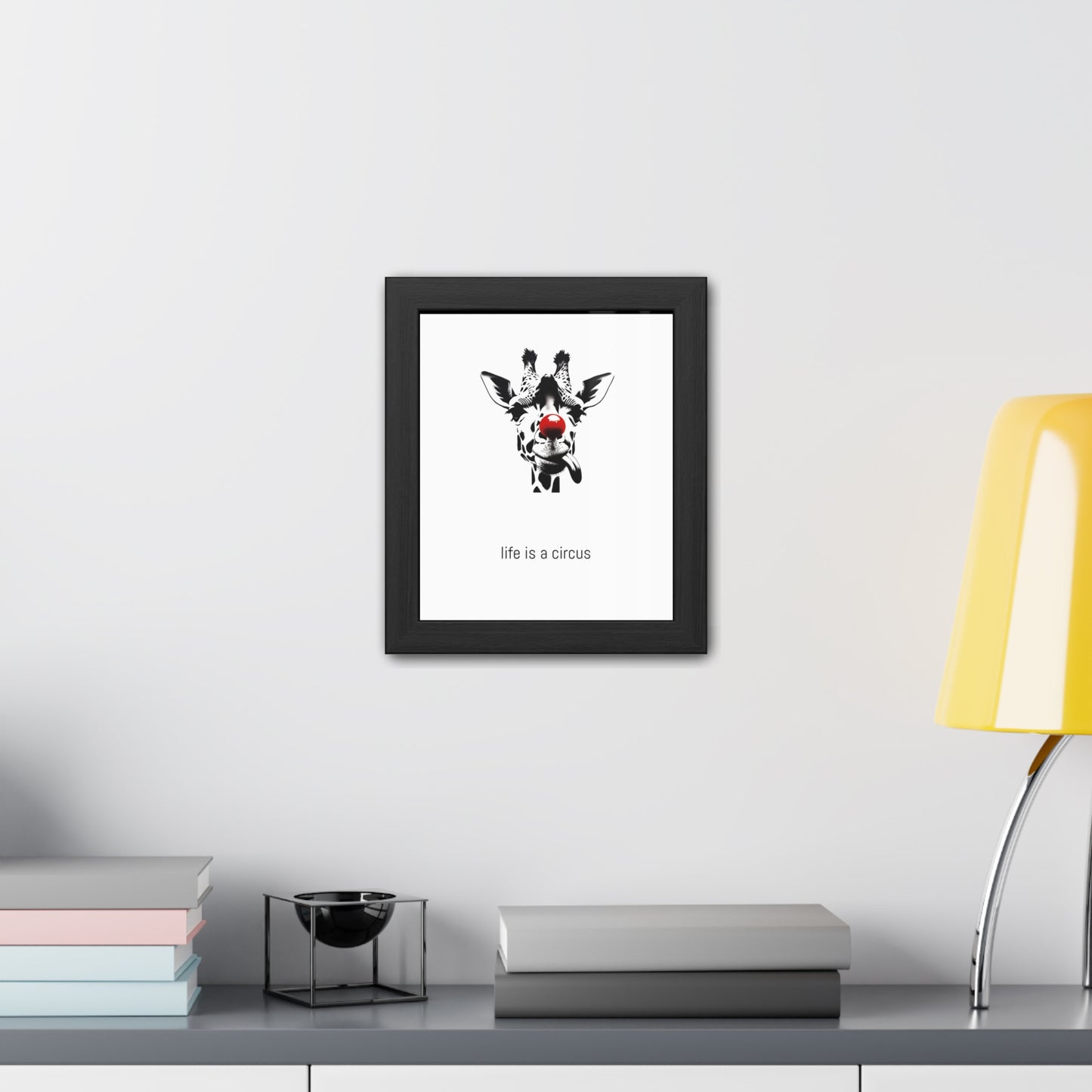 Greta — Too tall for most problems, too aloof to care about the rest. — 'Life Is a Circus' Art Print
