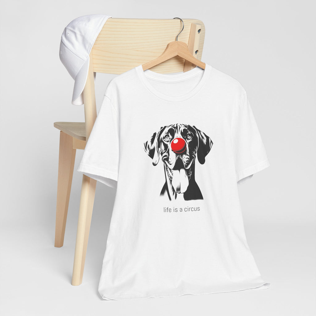ZEUS the Great Dane — Life is a Circus Garment-Dyed Tee
