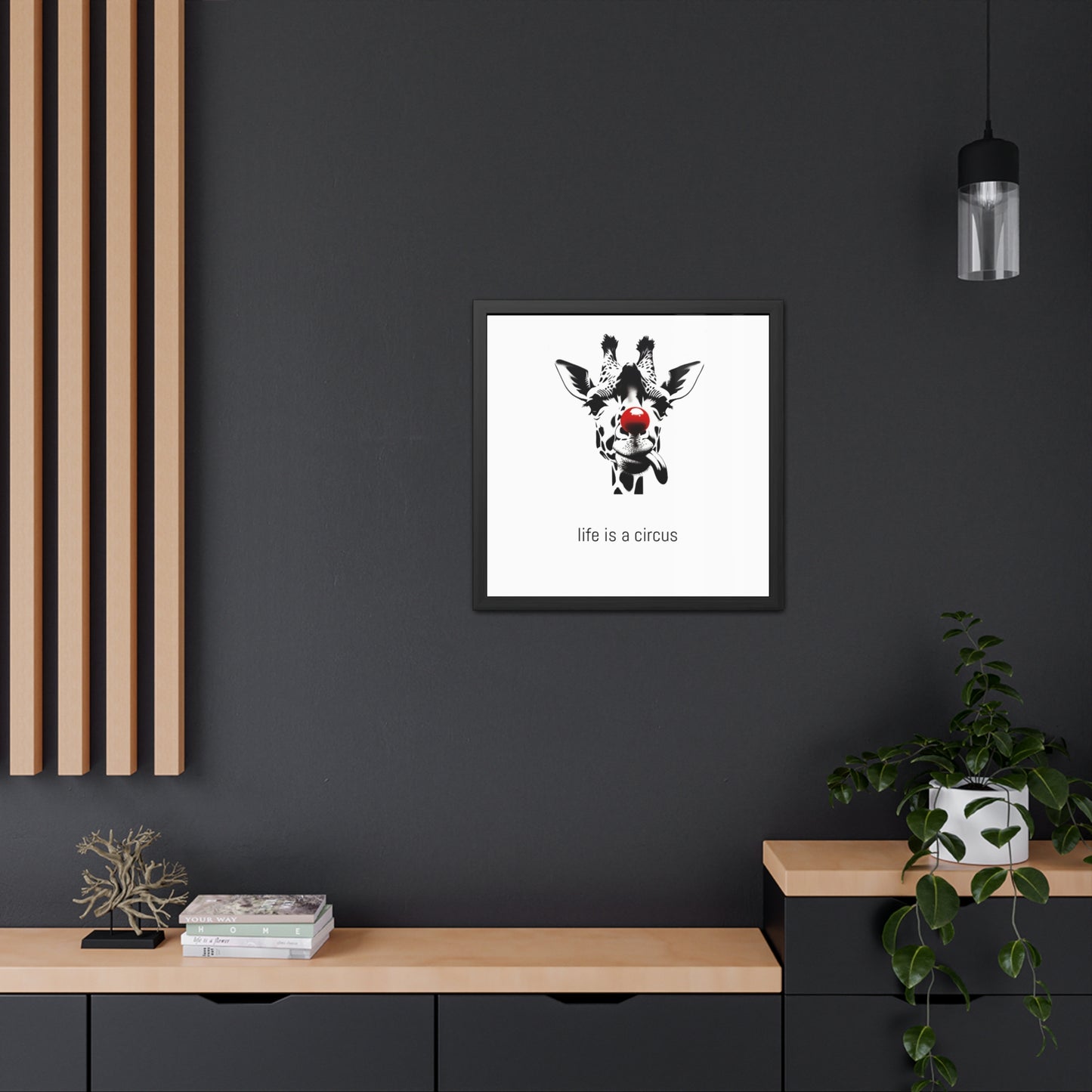 Greta — Too tall for most problems, too aloof to care about the rest. — 'Life Is a Circus' Art Print