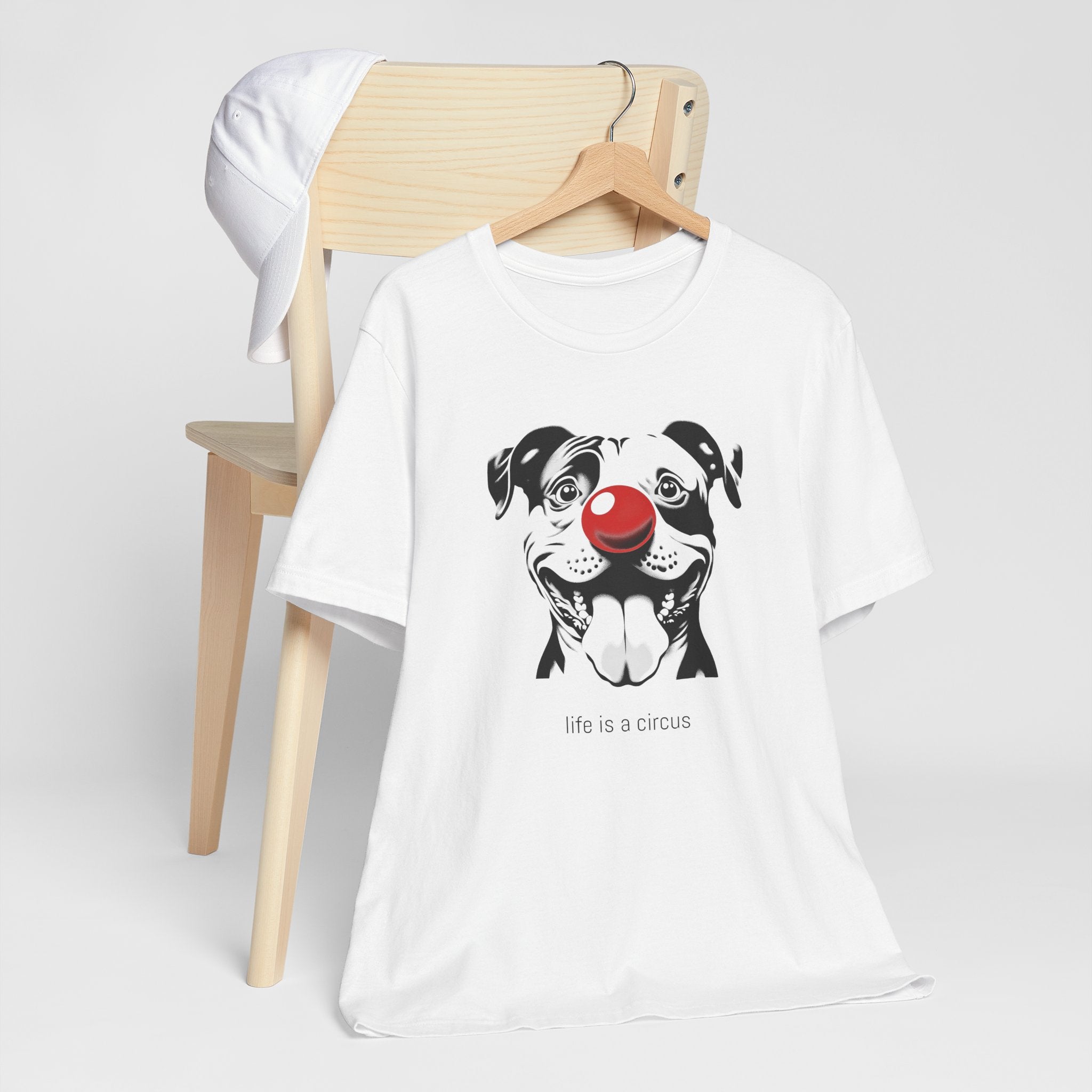 KNOX the Pit Bull — Life is a Circus Garment-Dyed Tee