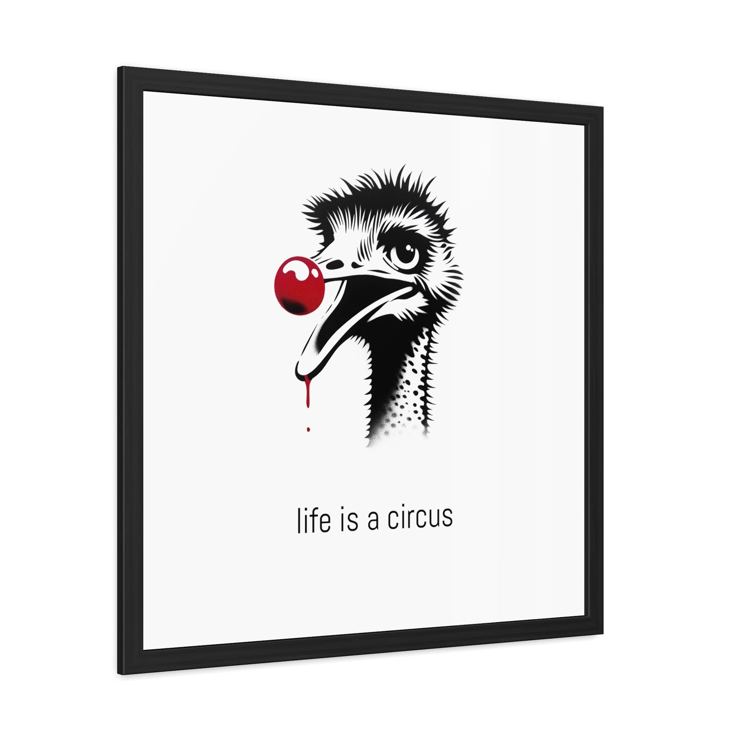 Dot — Anxious, scatterbrained, head in the sand about everything. Somehow always fine. — 'Life Is a Circus' Art Print