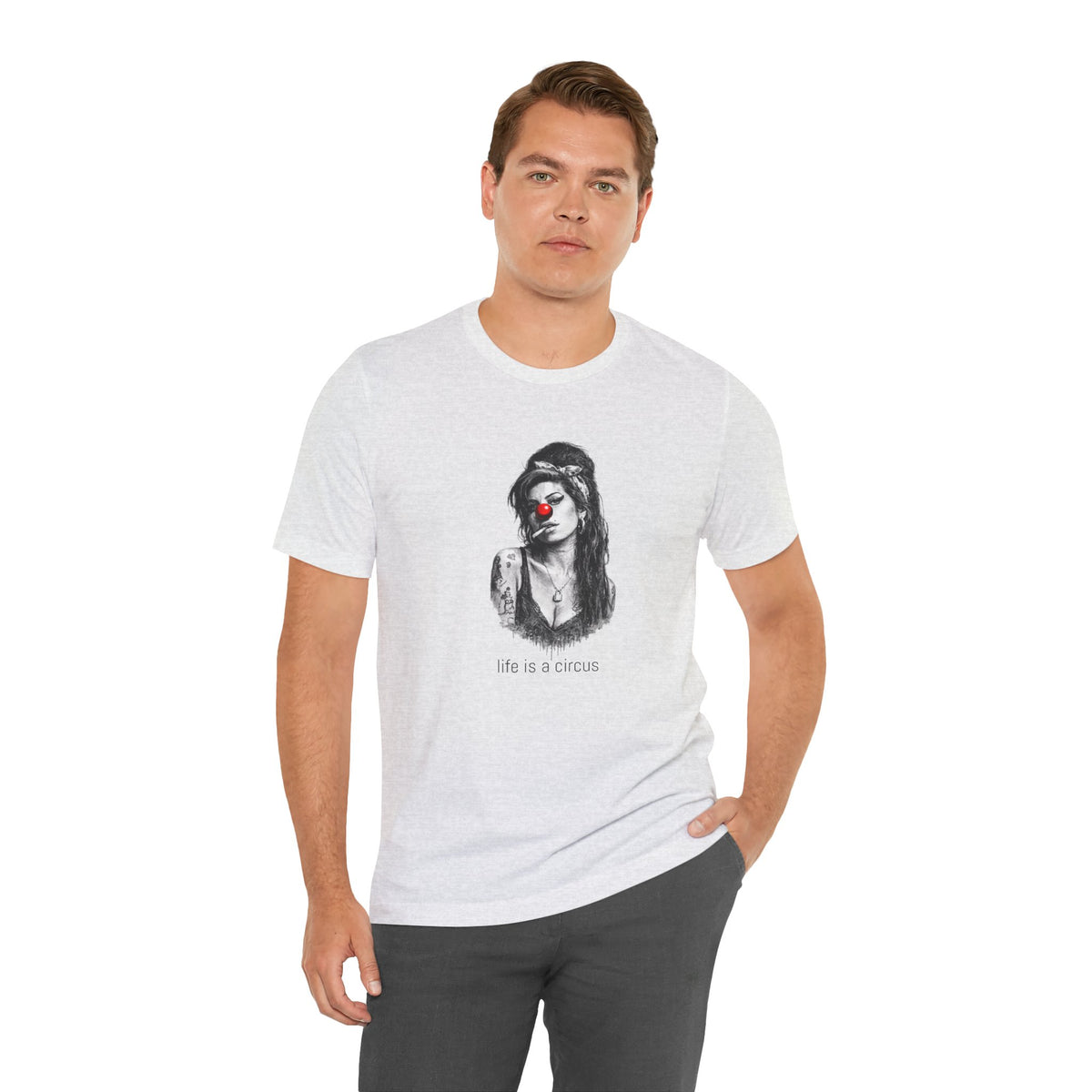 The Rebel stencil art t-shirt by Life is a Circus