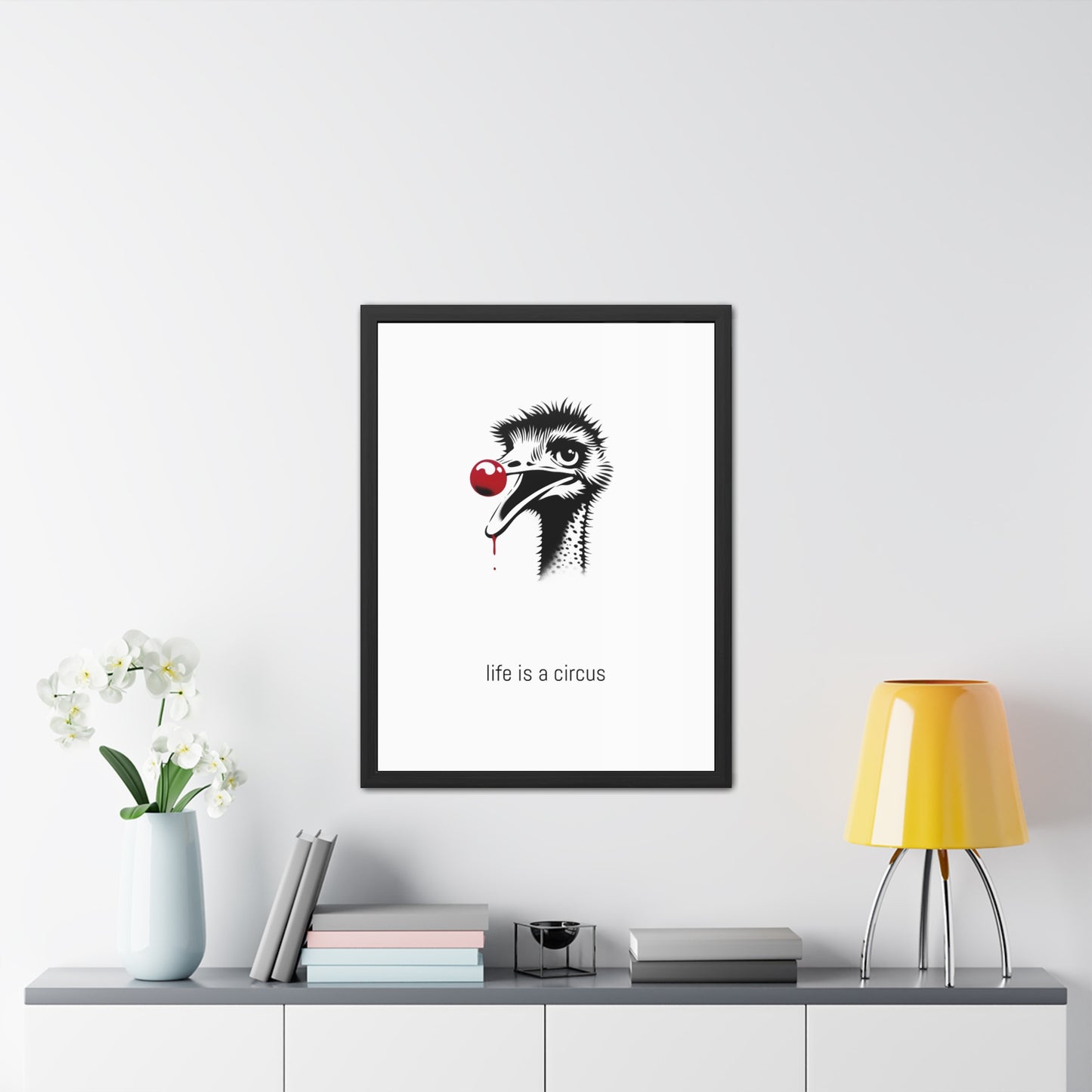 Dot — Anxious, scatterbrained, head in the sand about everything. Somehow always fine. — 'Life Is a Circus' Art Print