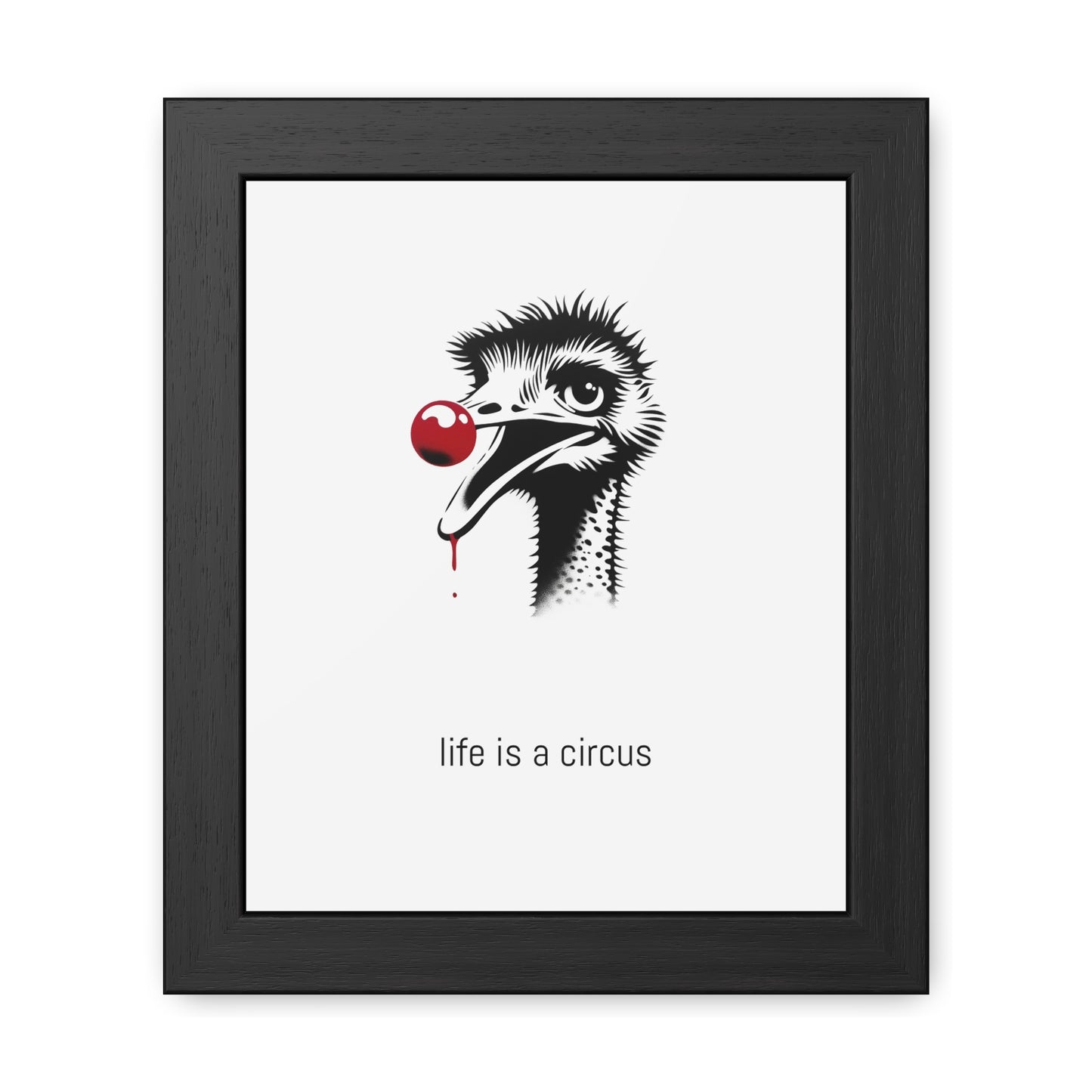 Dot — Anxious, scatterbrained, head in the sand about everything. Somehow always fine. — 'Life Is a Circus' Art Print
